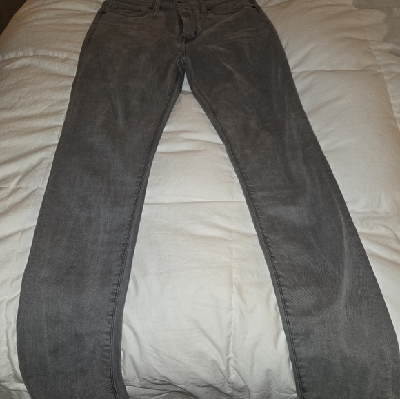 Hudson - Midrise Natalie super skinny jeans - gray size 28 - Picture 3 of 5